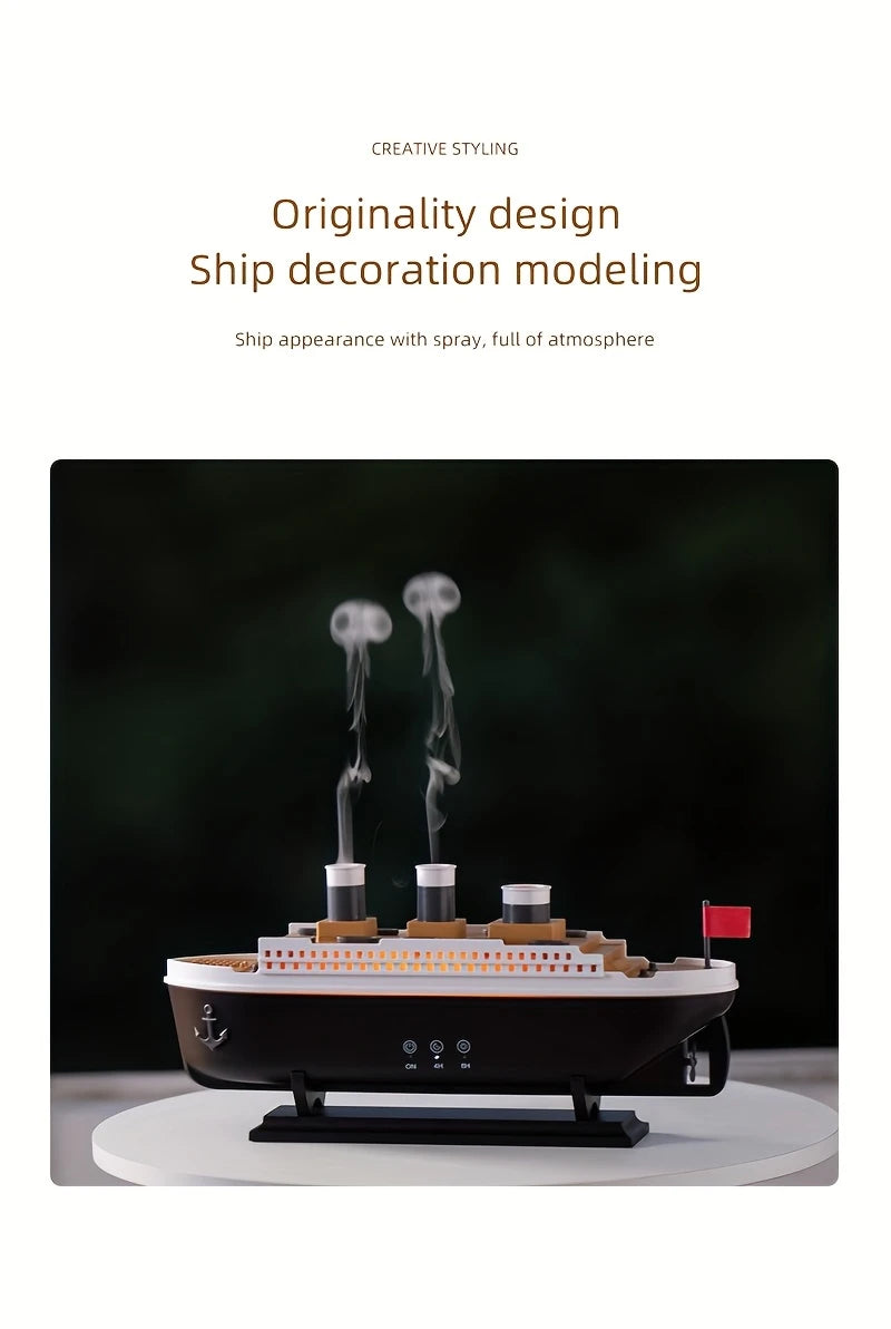 Titanic Steam Ship Design Humidifier! Diffuser for Home Steamship Design Diffuser