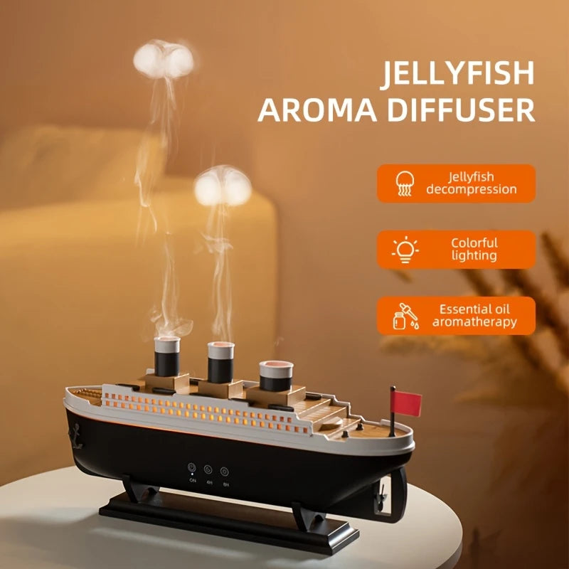 Titanic Steam Ship Design Humidifier! Diffuser for Home Steamship Design Diffuser