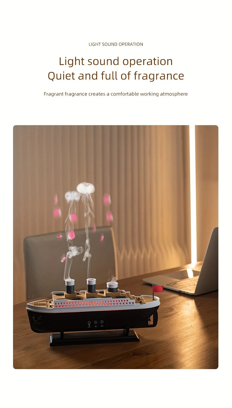 Titanic Steam Ship Design Humidifier! Diffuser for Home Steamship Design Diffuser
