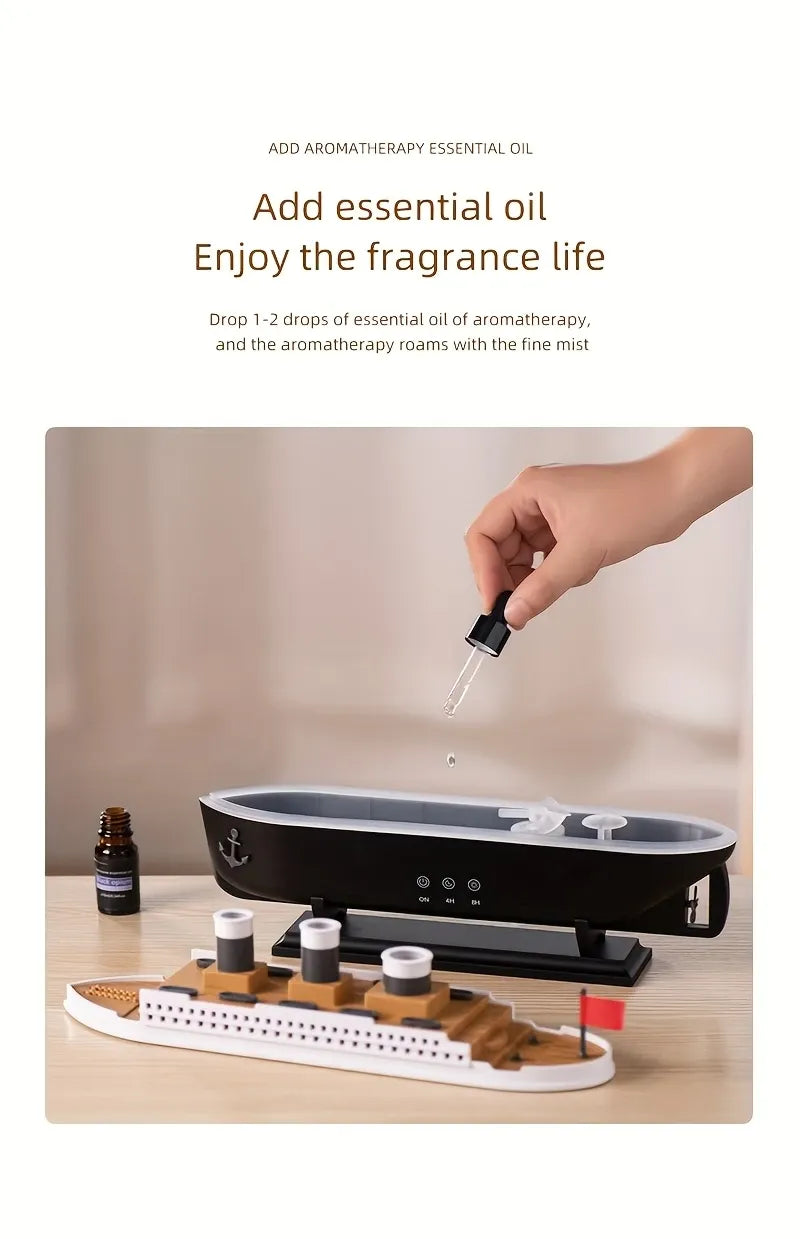 Titanic Steam Ship Design Humidifier! Diffuser for Home Steamship Design Diffuser